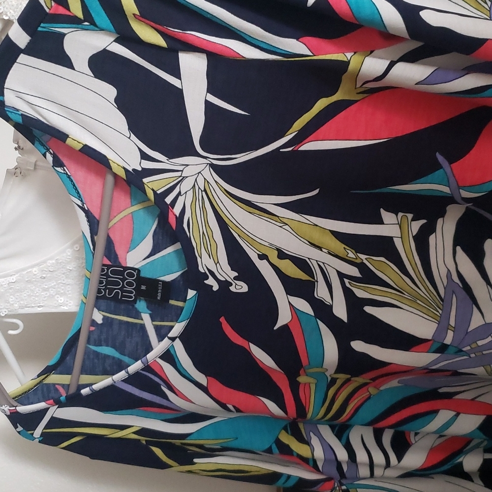 Clara Sun Woo Floral Leaf pattern top shirt